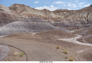 169 a03. Petrified Forest National Park - Blue Mesa hike