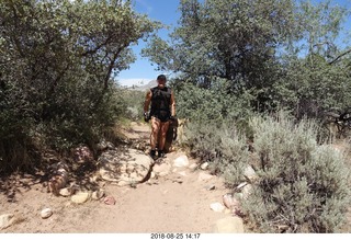 Las Vegas - Red Rock Canyon - thirteen mile drive - Pine Creek Canyon hike + Adam