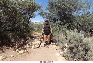 Las Vegas - Red Rock Canyon - thirteen mile drive - Pine Creek Canyon hike + Adam