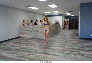 new NH2T store - International Physique League (IPL) show - rehearsal - bikini - Christian DeAngelis + Heather Kile