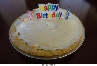 Happy Birthday lemon meringue pie