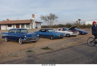 Brad's pictures - at the Grotto with the car