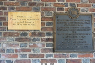 Philadelphia - historical stuff - Betsy Ross house - Betsy Ross house - signs