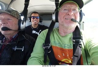 Adam and Michael flying in N8377W