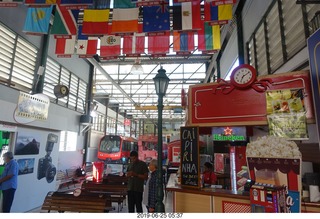 11 a0e. - Rio de Janeiro tour - Corcovado Mountain - Jesus Christ the Redeemer statue * - flags