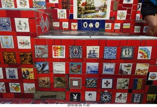 281 a0e. Rio de Janeiro - city tour Lapa Steps (Selar�n's Staircase)