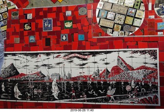 282 a0e. Rio de Janeiro - city tour Lapa Steps (Selar�n's Staircase)