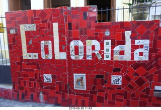 287 a0e. Rio de Janeiro - city tour Lapa Steps (Selar�n's Staircase)