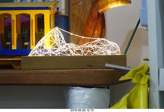 317 a0e. Rio de Janeiro - city tour Lapa Steps (Selar�n's Staircase) - souvenir shop