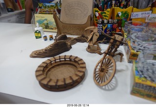 321 a0e. Rio de Janeiro - city tour Lapa Steps (Selar�n's Staircase) - souvenir shop