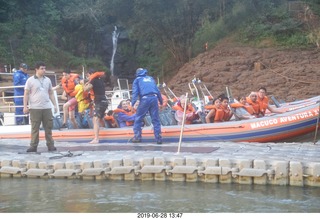 426 a0e. Iguazu Falls Macuco Boat Safari end