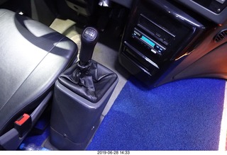 449 a0e. Iguazu Falls Macuco Boat Safari drive back -  bus manual transmission