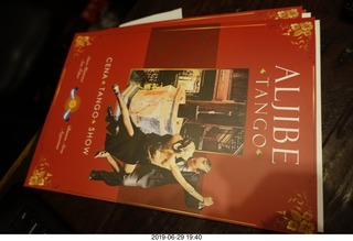 183 a0e. Buenos Aires - tango program