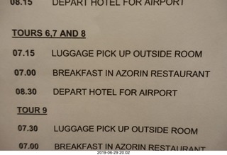 198 a0e. Buenos Aires - tour instructions