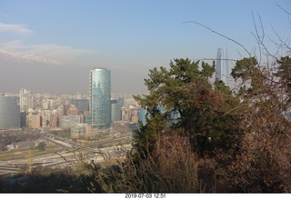 162 a0f. Chile - Santiago tour - mountaintop