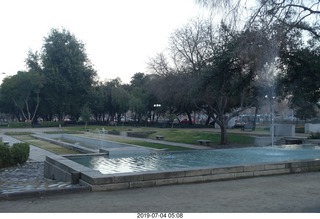 4 a0f. Chile - Santiago park - morning run