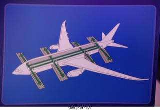 flight to Lima - B787 dreamliner - safety card