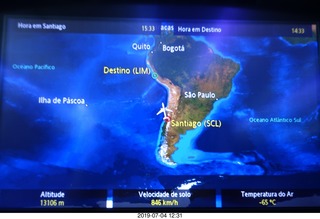Chile - Santiago Airport - newspaper