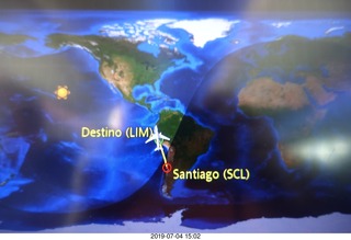 flight to Lima - B787 dreamliner - safety card