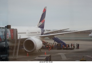 flight to Lima - flight map