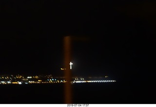 Peru - Lima Airport - suspended old airplane