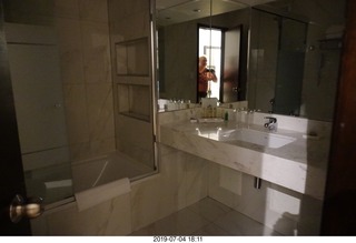 Peru - Lima - drive to hotel - curvy descent