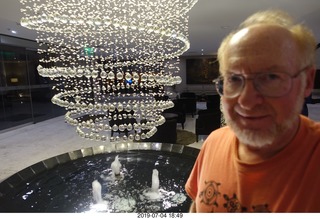 10 a0f. Peru - Lima - hotel lobby + Adam