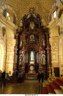 252 a0f. Peru - Lima tour - beautiful church