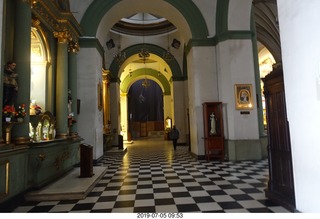 335 a0f. Peru - Lima tour - church