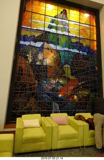 447 a0f. Peru - Aranwa hotel lobby