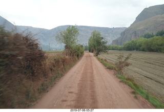 42 a0f. Peru - drive to Aguas Calientes Vistadome Train station