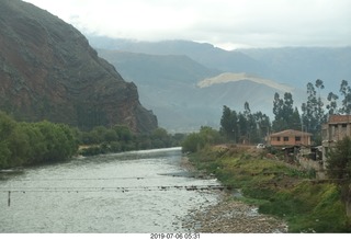 53 a0f. Peru - drive to Aguas Calientes Vistadome Train station