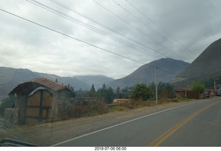 71 a0f. Peru - drive to Aguas Calientes Vistadome Train station