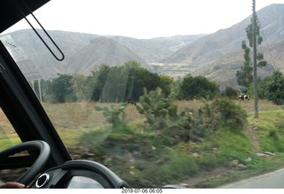 78 a0f. Peru - drive to Aguas Calientes Vistadome Train station