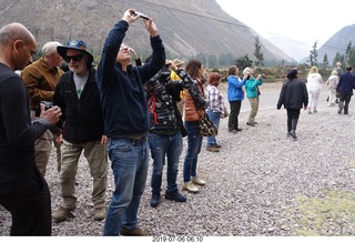 90 a0f. Peru - drive to Aguas Calientes Vistadome Train station