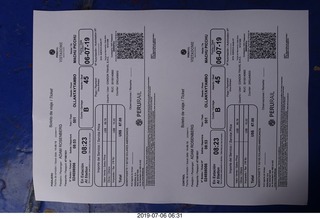 132 a0f. Peru - Aguas Calientes Vistadome Train station