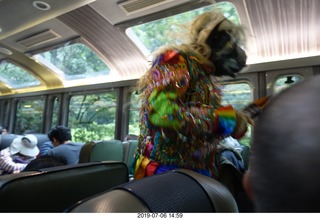 687 a0f. Peru - Vistadome Train ride back to Urubamba Valley