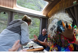 703 a0f. Peru - Vistadome Train ride back to Urubamba Valley