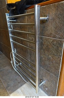 33 a0f. Peru - Aranwa Sacred Valley hotel - heated clothes dryer