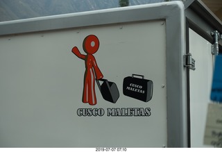 51 a0f. Peru - Aranwa Sacred Valley hotel - luggage truck