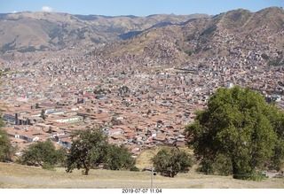 248 a0f. Peru - Sacsayhuaman fortress - town