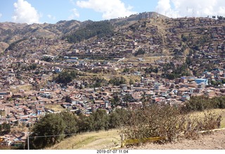 249 a0f. Peru - Sacsayhuaman fortress - town