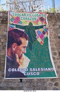 342 a0f. Peru - drive to cusco - poster