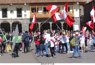 357 a0f. Peru - Cusco square