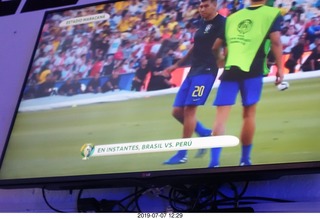 373 a0f. Peru - Cusco square - Quillo Restobar - soccer frenzy