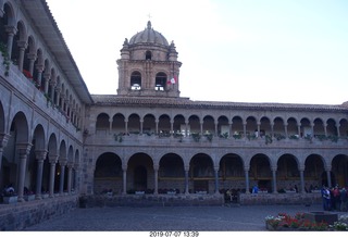 432 a0f. Peru - Cusco - church - courtyard