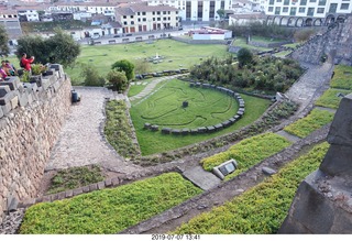 440 a0f. Peru - Cusco - church - vista view