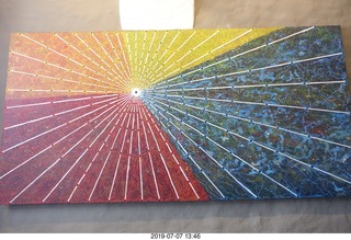 453 a0f. Peru - Cusco - church - sun rays picture