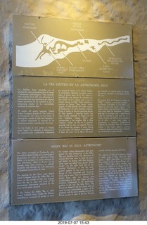 454 a0f. Peru - Cusco - church - sign