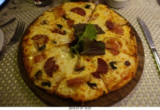 17 a0f. Peru - Cusco - Hilton hotel - pizza dinner